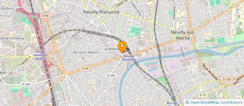 localisation de l'entreprise VIIANO à NEUILLY-PLAISANCE