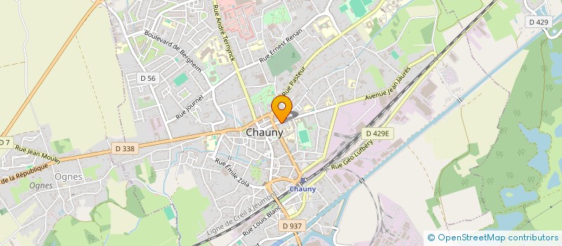 localisation de l'entreprise VIILKA IMMO à CHAUNY