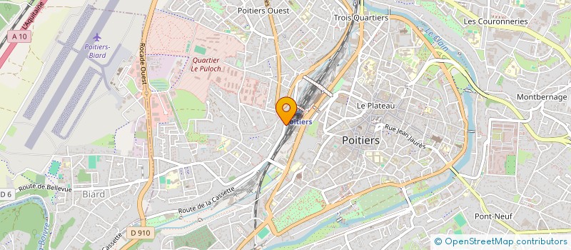 localisation de l'entreprise VIIM à POITIERS