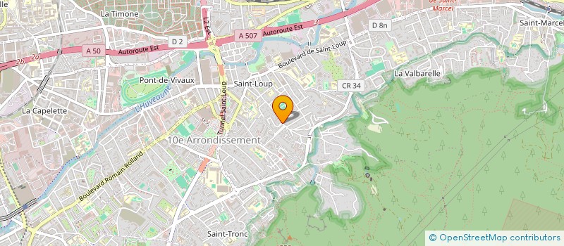 localisation de l'entreprise VIJA SOFTWARE CONSULTING  MARSEILLE 10EME