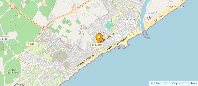 localisation de l'entreprise VIJB  VALRAS-PLAGE