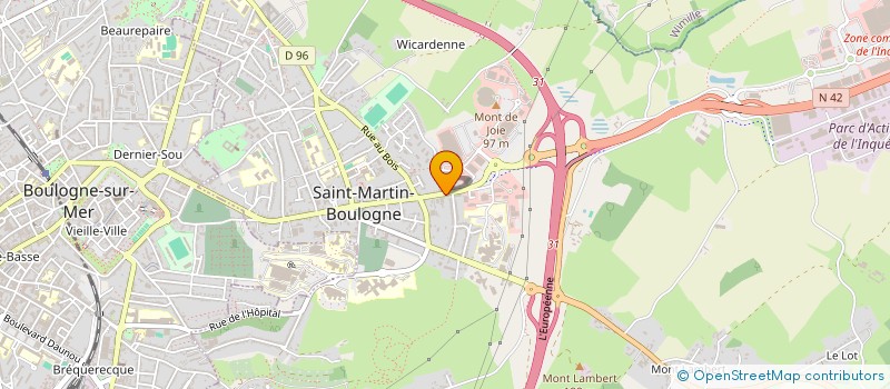 localisation de l'entreprise VIJELOU  SAINT-MARTIN-BOULOGNE