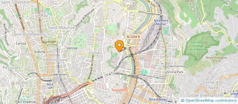localisation de l'entreprise VIJONI à NICE