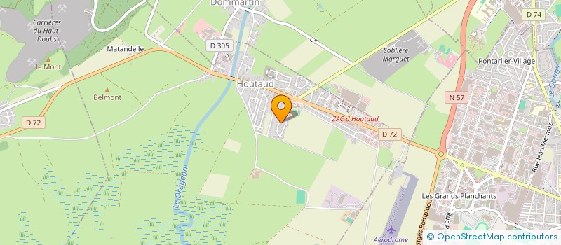 localisation de l'entreprise VIJULAN  HOUTAUD