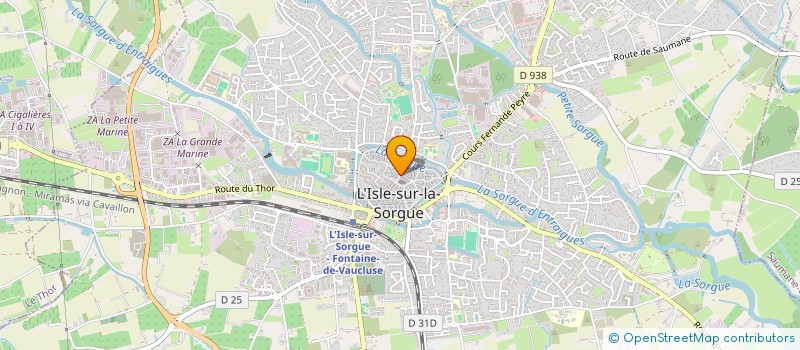 localisation de l'entreprise VIK  L'ISLE-SUR-LA-SORGUE