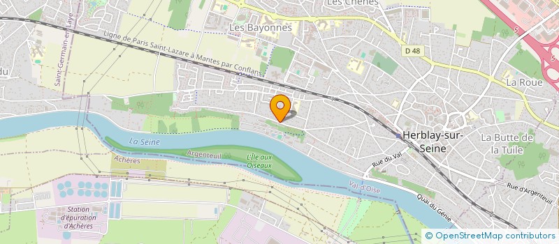 localisation de l'entreprise VIK IMMO  HERBLAY-SUR-SEINE