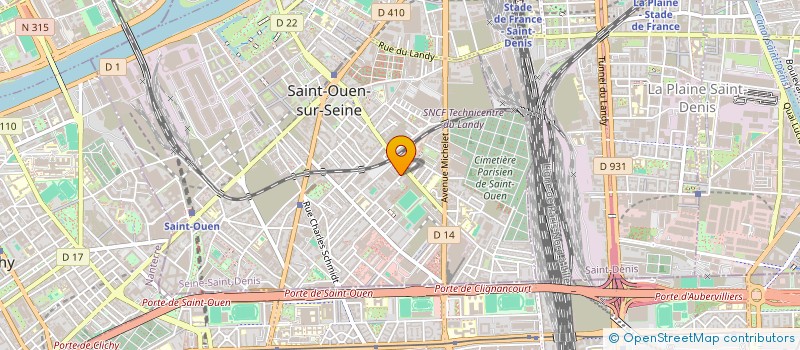 localisation de l'entreprise VIKA à SAINT-OUEN-SUR-SEINE