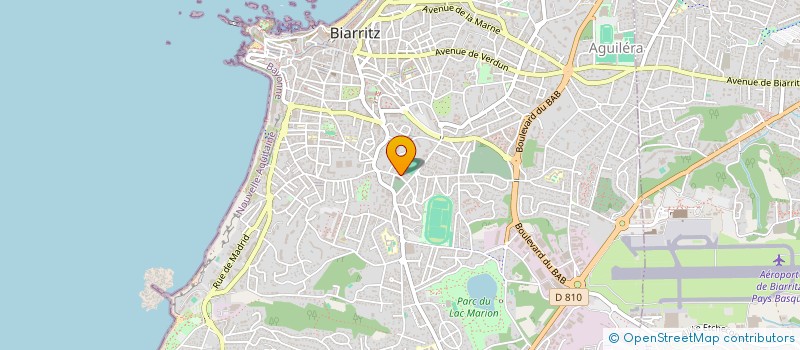 localisation de l'entreprise VIKA 64 à BIARRITZ
