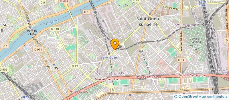 localisation de l'entreprise VIKA DISTRIBUTION à SAINT-OUEN-SUR-SEINE