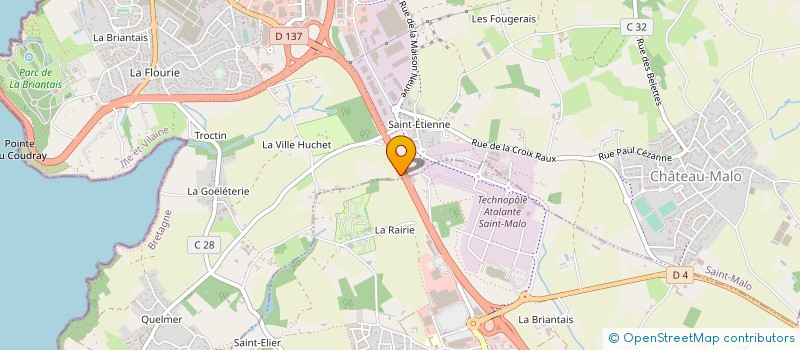 localisation de l'entreprise VIKADEK à SAINT-MALO