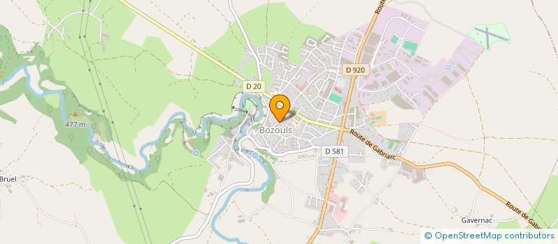 localisation de l'entreprise VIKALPA - L'ALTERNATIVE  BOZOULS