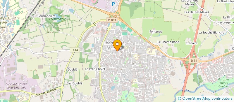 localisation de l'entreprise VIKANE  CHARTRES-DE-BRETAGNE