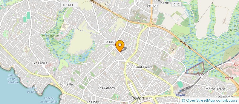 localisation de l'entreprise VIKEM  ROYAN