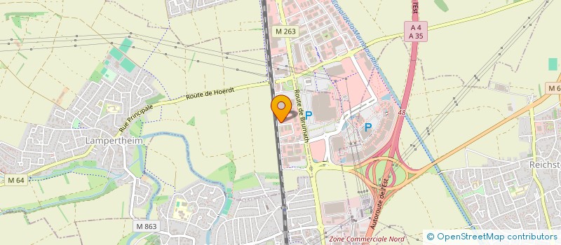 localisation de l'entreprise VIKEM  LAMPERTHEIM