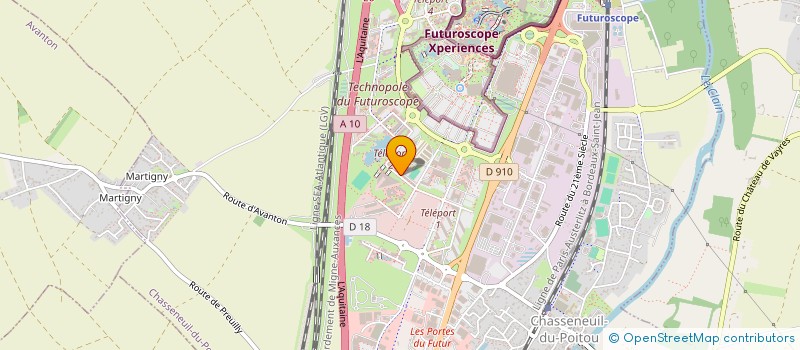 localisation de l'entreprise VIKENSI IMMO  CHASSENEUIL-DU-POITOU