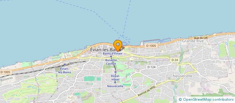 localisation de l'entreprise VIKER  EVIAN-LES-BAINS