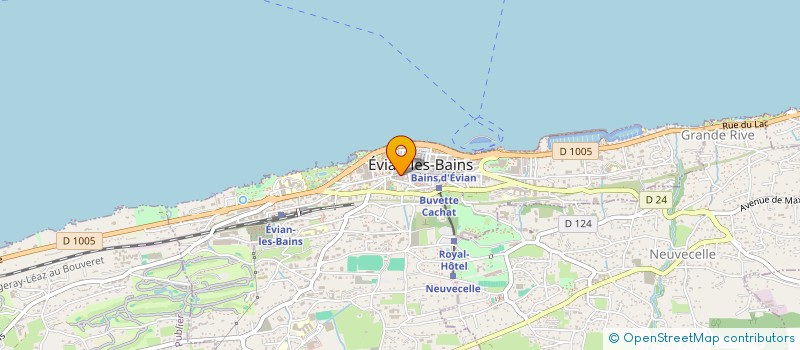 localisation de l'entreprise VIKER SARL à EVIAN-LES-BAINS