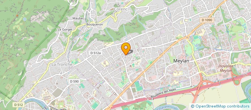 localisation de l'entreprise VIKIDIA  CORENC