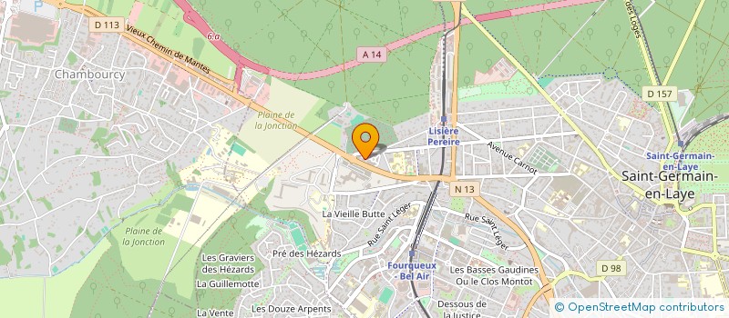 localisation de l'entreprise VIKING INFORMATIQUE PROFESSIONNELLE  SAINT-GERMAIN-EN-LAYE