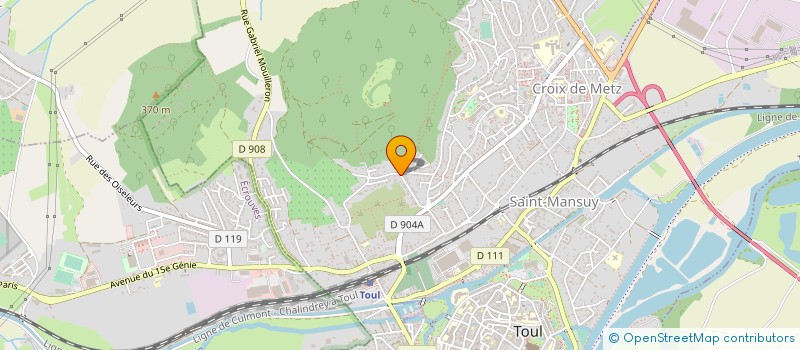 localisation de l'entreprise VIKING TOITURE  TOUL