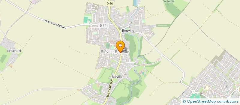 localisation de l'entreprise VIKINGS DU MONDE  BIEVILLE-BEUVILLE