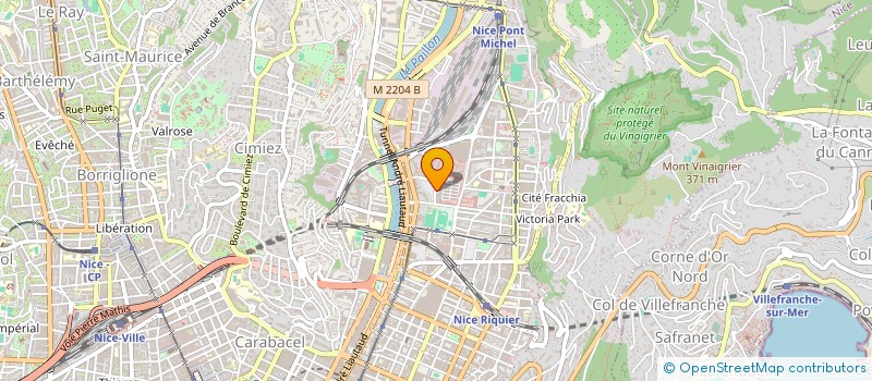 localisation de l'entreprise VIKIPRO à NICE