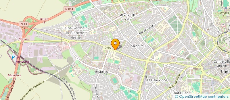 localisation de l'entreprise VIKKAR à CAEN