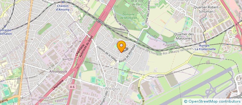 localisation de l'entreprise VIKMAK  WISSOUS