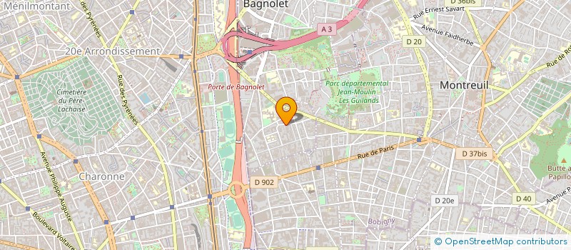 localisation de l'entreprise VIKO à BAGNOLET