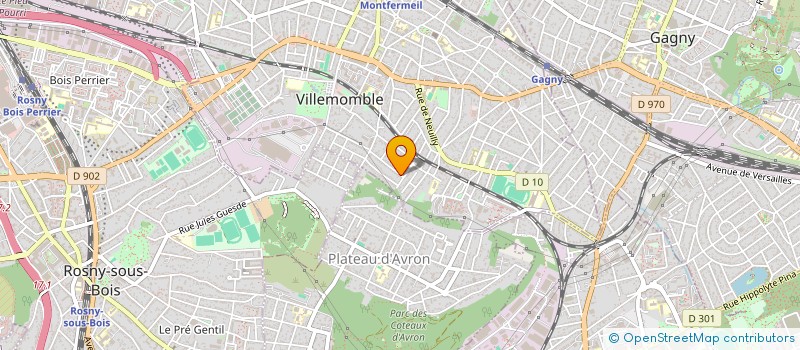 localisation de l'entreprise VIKTEO à VILLEMOMBLE