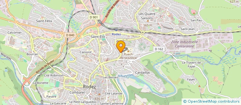 localisation de l'entreprise VIKTOR SARL  RODEZ