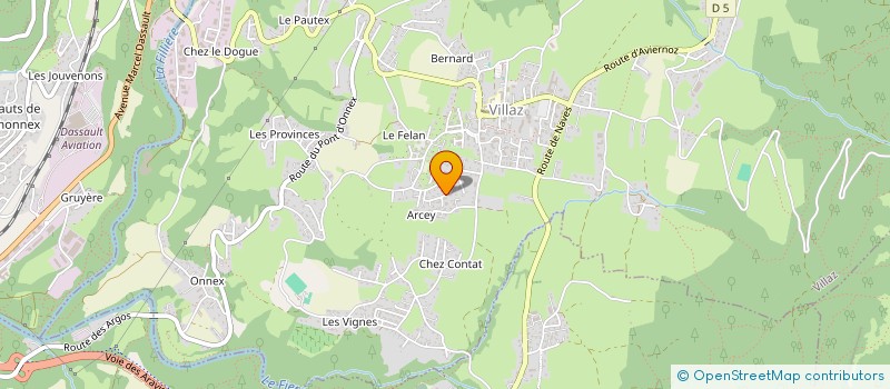 localisation de l'entreprise VIL' ANIME  VILLAZ