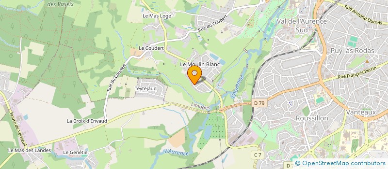 localisation de l'entreprise VIL GOYOTE COMPANY à LIMOGES