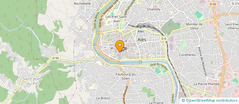 localisation de l'entreprise VILA à ALES