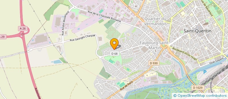 localisation de l'entreprise VILA  SAINT-QUENTIN