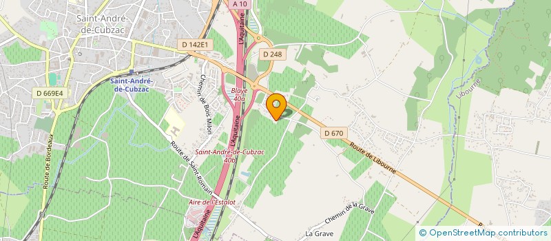 localisation de l'entreprise VILA.B.CORREIA  SAINT-ANDRE-DE-CUBZAC