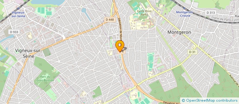 localisation de l'entreprise VILA BAT à MONTGERON