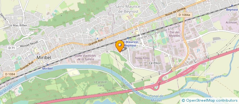 localisation de l'entreprise VILA CARNE  SAINT-MAURICE-DE-BEYNOST