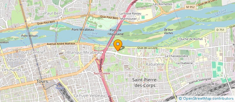 localisation de l'entreprise VILA CERVEIRA  SAINT-PIERRE-DES-CORPS