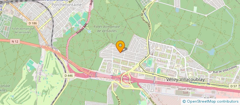 localisation de l'entreprise VILA-LEGASA  VELIZY VILLACOUBLAY