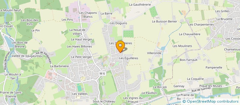 localisation de l'entreprise VILA NOVA à LUYNES