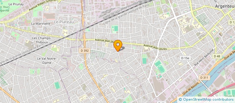 localisation de l'entreprise VILA REAL ATIVO  ARGENTEUIL