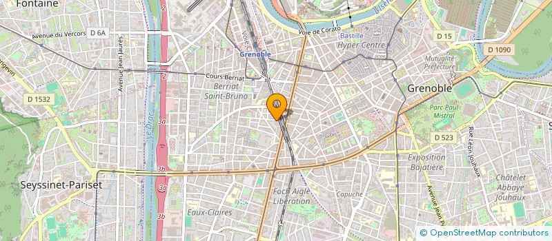 localisation de l'entreprise VILACAB  GRENOBLE