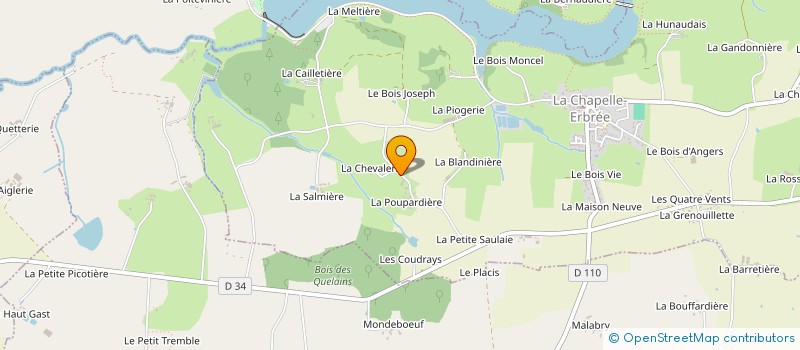 localisation de l'entreprise VILACLE  SAINT-AUBIN-DES-LANDES