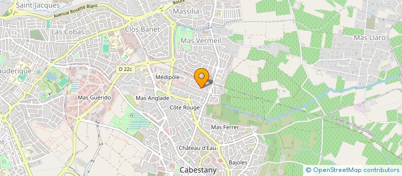 localisation de l'entreprise VILACY  CABESTANY