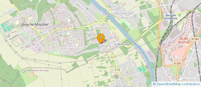 localisation de l'entreprise VILADIS  JOUY-LE-MOUTIER