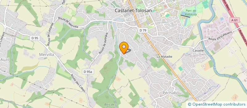 localisation de l'entreprise VILAGRO à CASTANET-TOLOSAN