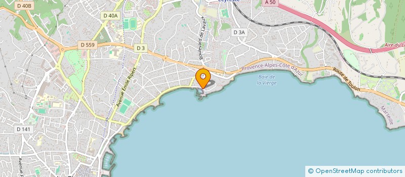 localisation de l'entreprise VILAHO  LA CIOTAT