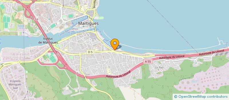 localisation de l'entreprise VILAIN  MARTIGUES