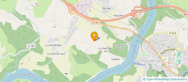 localisation de l'entreprise VILAINE & CIE  MARZAN